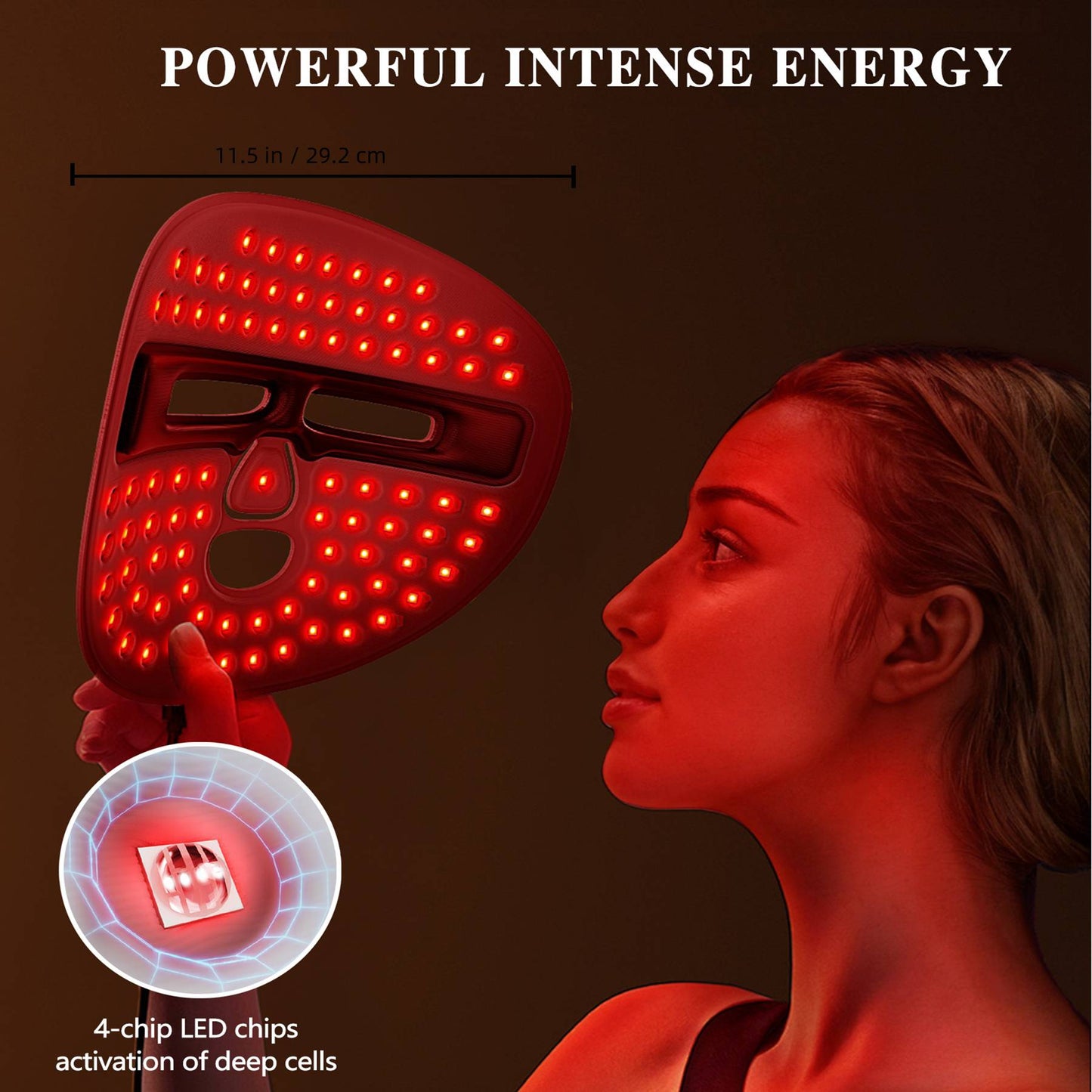 PureVivea™ GlowPro 7-Color LED Therapy Mask