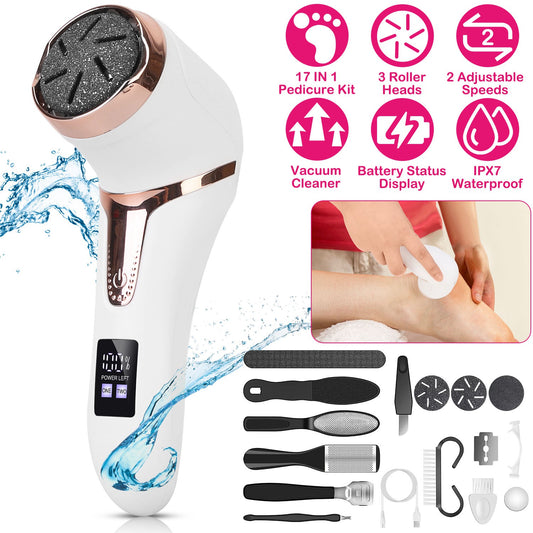 PureVivea™ Pro Vacuum Callus Remover | Mess-Free Electric Pedicure Tool