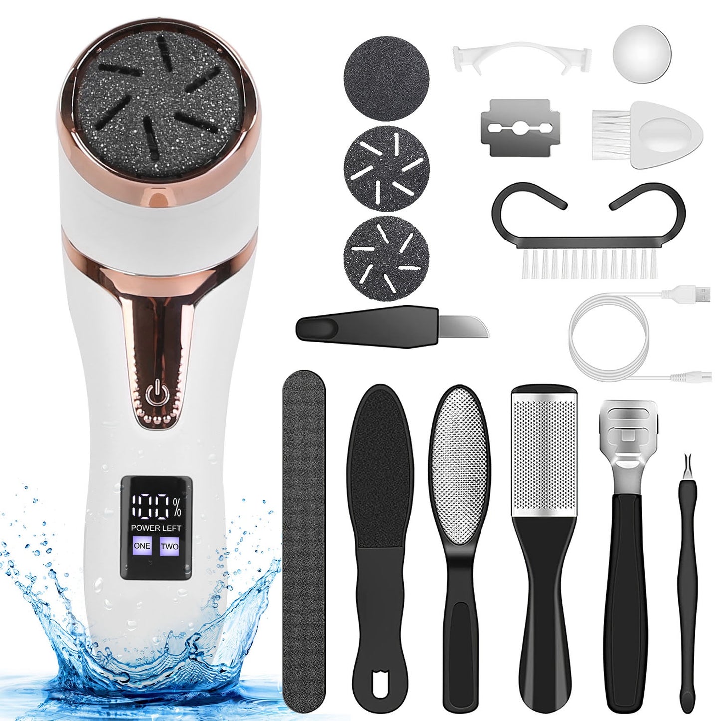 PureVivea™ Pro Vacuum Callus Remover | Mess-Free Electric Pedicure Tool